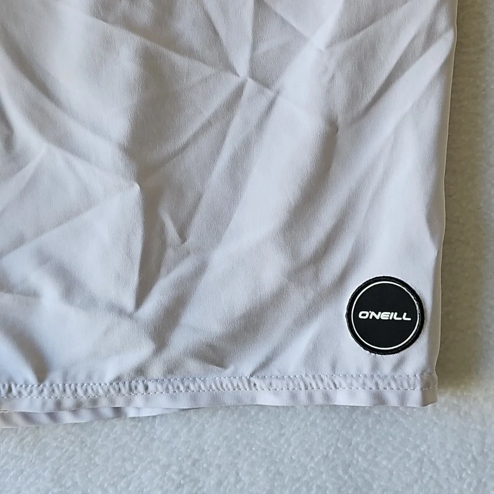 O'Neill Black and White Striped Swim Shorts‎